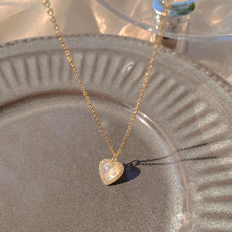 Thumbnail: New Shiny Butterfly Necklace Ladies Exquisite Double Layer Clavicle Chain Neckla