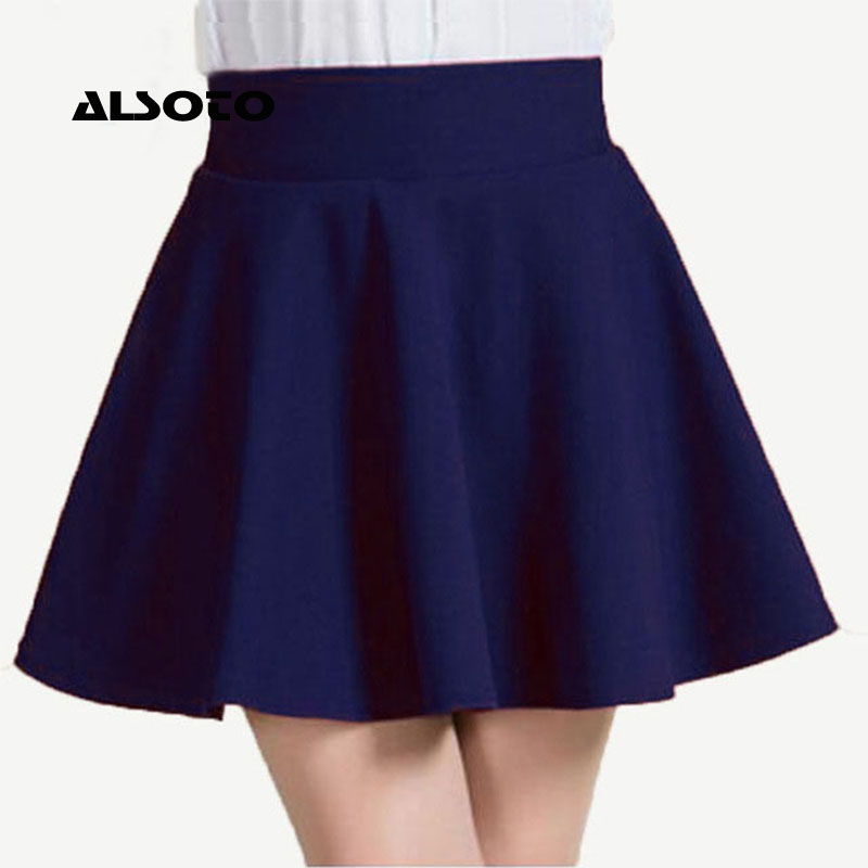 Thumbnail: ALSOTO 2024 Winter and Summer Style Brand Women Skirt Elastic Faldas Ladies Midi