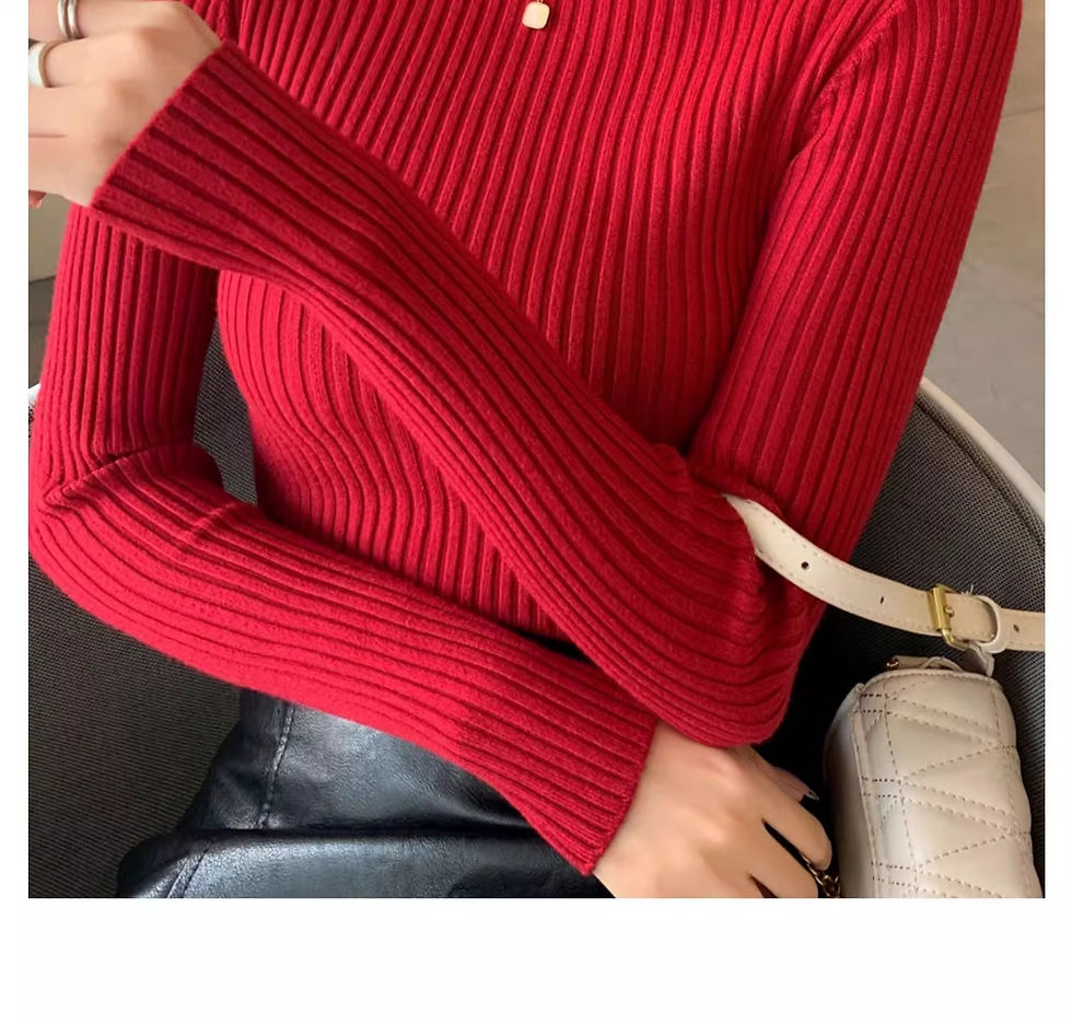Thumbnail: 2026 Casual Slim Knitted Pullover Autumn Winter Thick Turtleneck Sweater Base Sw
