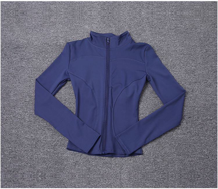 Thumbnail: Women Sport Jacket Long Sleeve Shirt Workout Coat Gym Training Clothing Yoga Spo