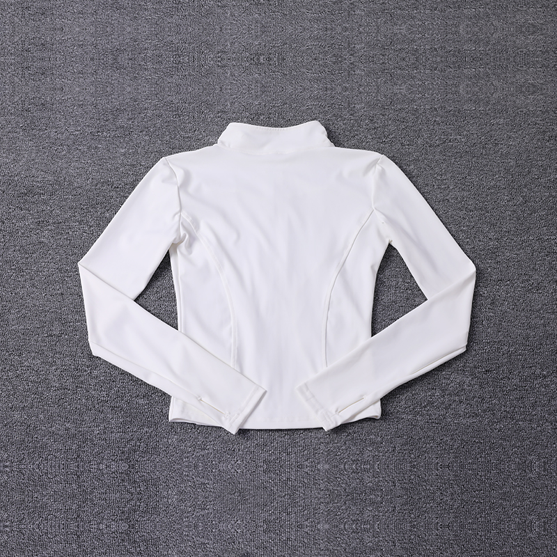 Thumbnail: Women Sport Jacket Long Sleeve Shirt Workout Coat Gym Training Clothing Yoga Spo