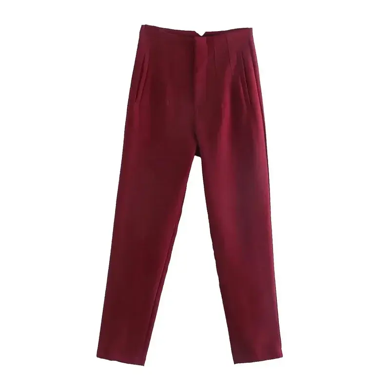 Thumbnail: HXAO Fashion Office Wear High waist Pants for Women Formal Pants Office outfits 
