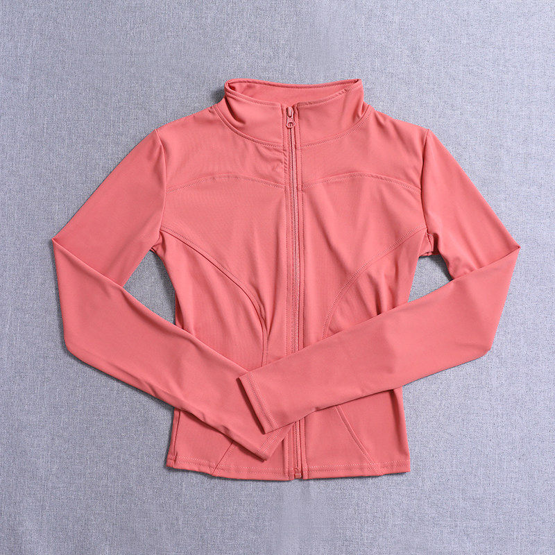 Thumbnail: Women Sport Jacket Long Sleeve Shirt Workout Coat Gym Training Clothing Yoga Spo
