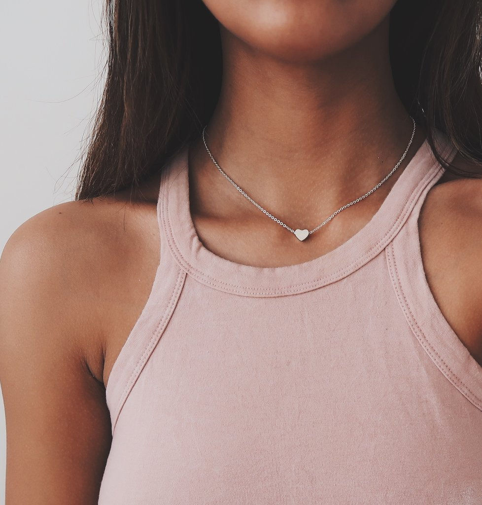 Thumbnail: New Shiny Butterfly Necklace Ladies Exquisite Double Layer Clavicle Chain Neckla