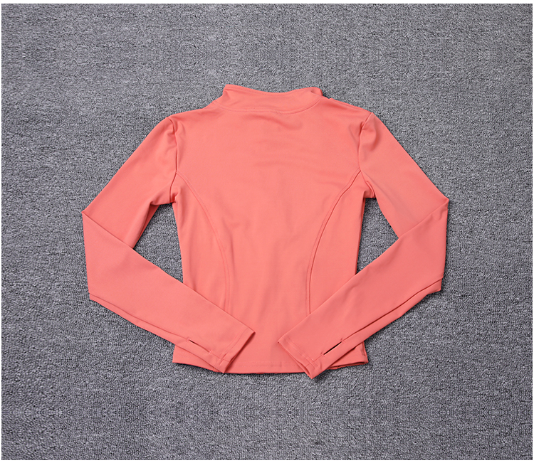 Thumbnail: Women Sport Jacket Long Sleeve Shirt Workout Coat Gym Training Clothing Yoga Spo