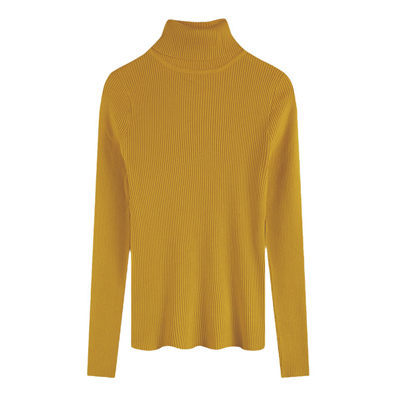 Thumbnail: 2026 Casual Slim Knitted Pullover Autumn Winter Thick Turtleneck Sweater Base Sw