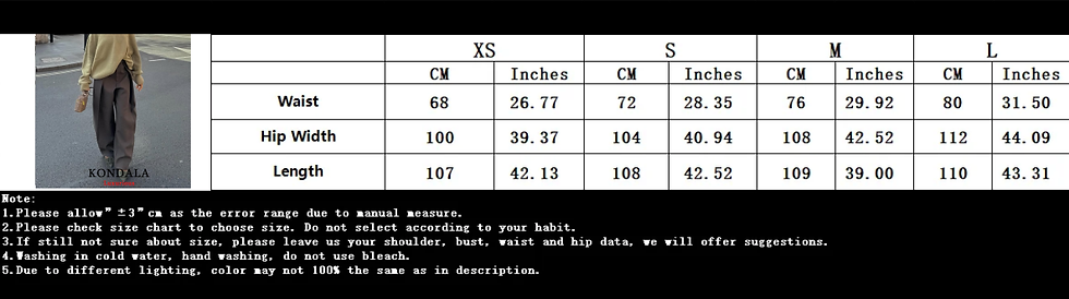 Thumbnail: KONDALA Casual Chic Wide Leg Pants Women Office Lady Pockets Pleated Long Trouse