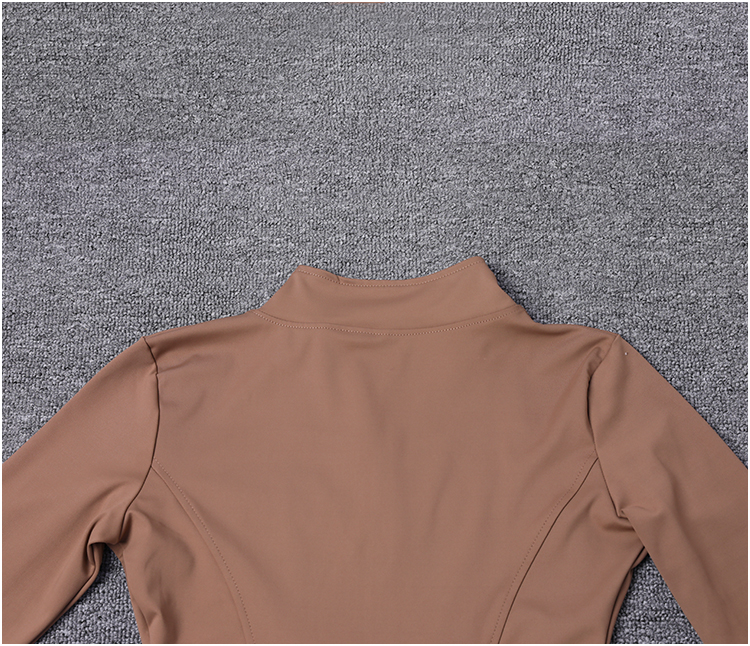 Thumbnail: Women Sport Jacket Long Sleeve Shirt Workout Coat Gym Training Clothing Yoga Spo