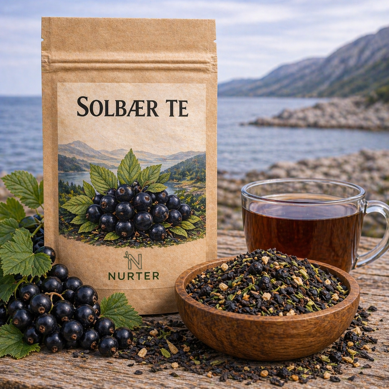 Solbær te