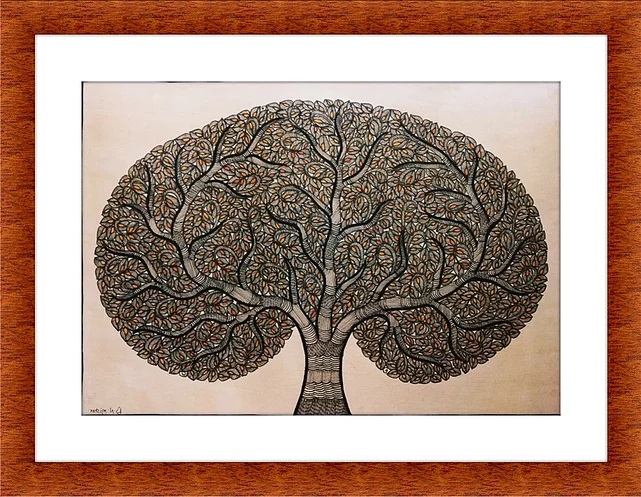 Mimamsa Art Madhubani Painting Tree of Life