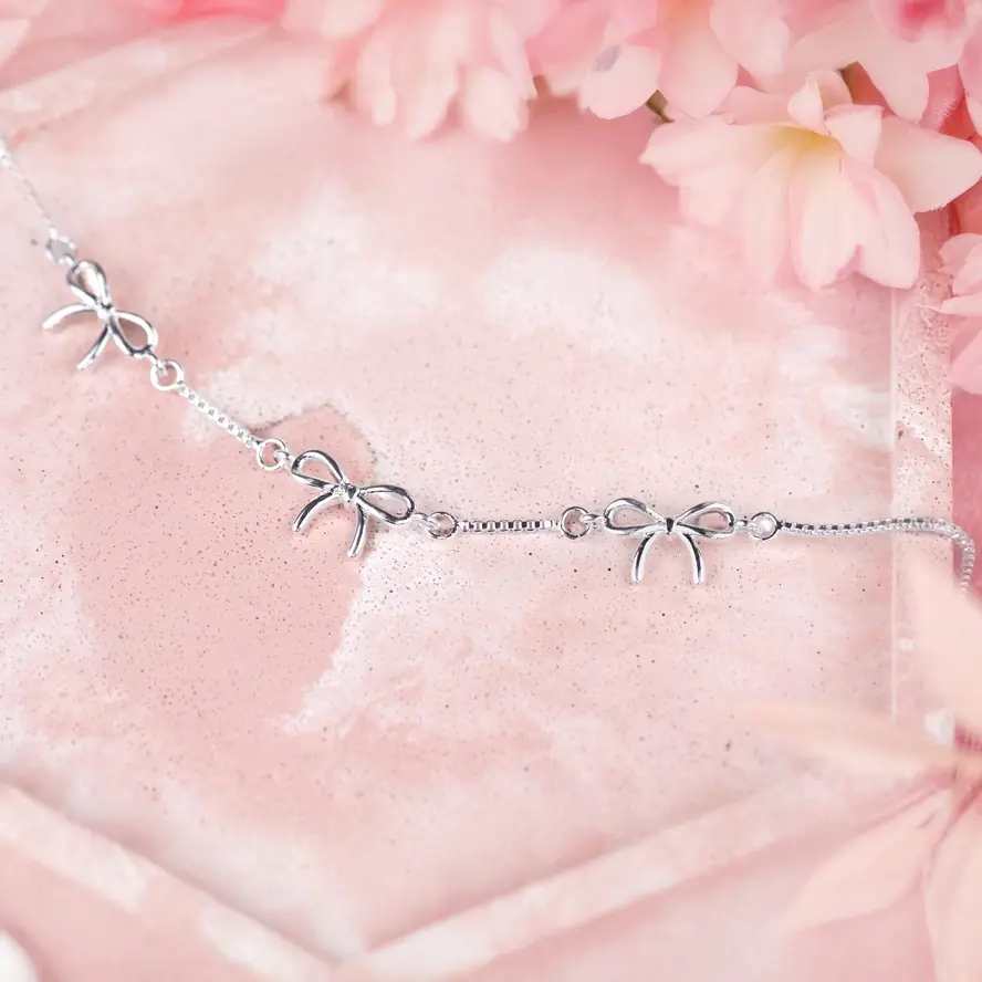 Thumbnail: Letterbox Love Friendship Bow Jewellery Set (Available in 2 styles/colours)