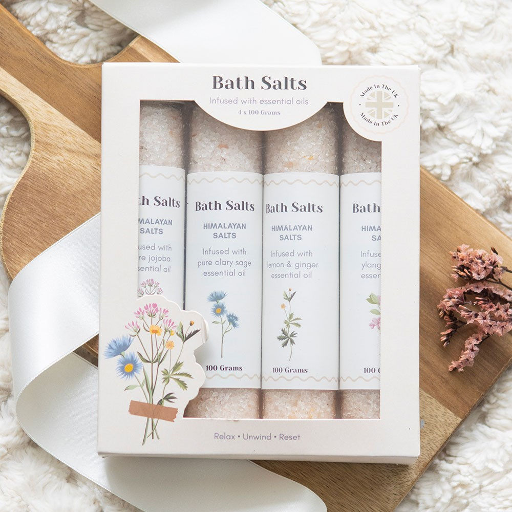 Wildflower Floral Bath Salt Gift Set