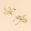 Thumbnail: Crystal Bow Silver Earrings