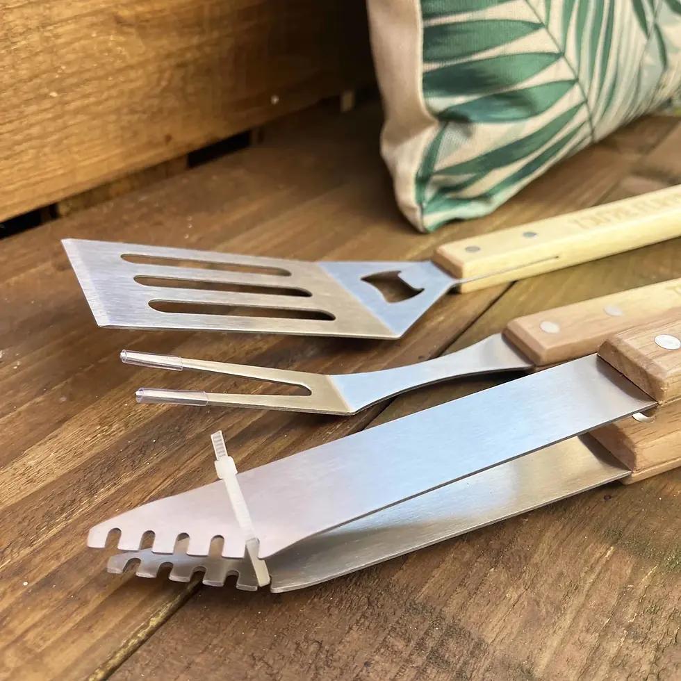 Thumbnail: 'Master of the BBQ' Wooden Barbecue Set