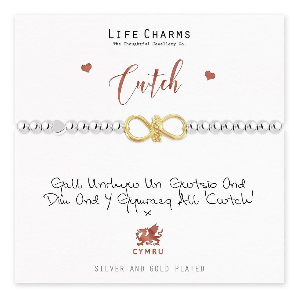 Life Charms Welsh Bracelet - Cwtch/Hug