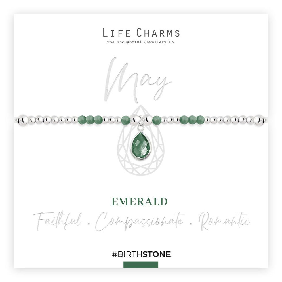 Life Charms Birthstone Bracelet - May