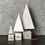 Thumbnail: East of India Wooden Grey Christmas Tree - Merry Christmas