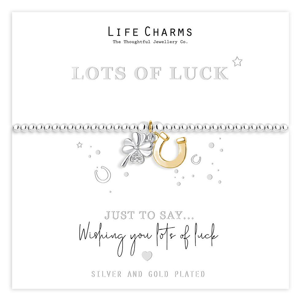 Life Charms Just To Say Bracelet - Lots Of Luck