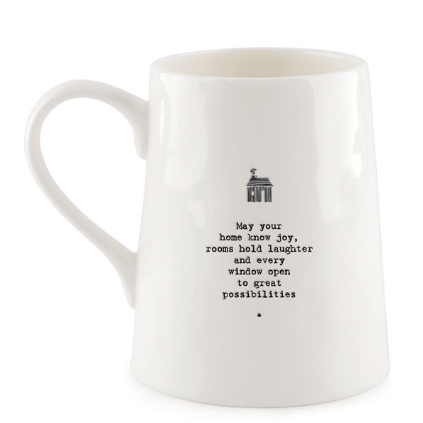 Thumbnail: East of India Porcelain Mug - May Your Home Know Joy