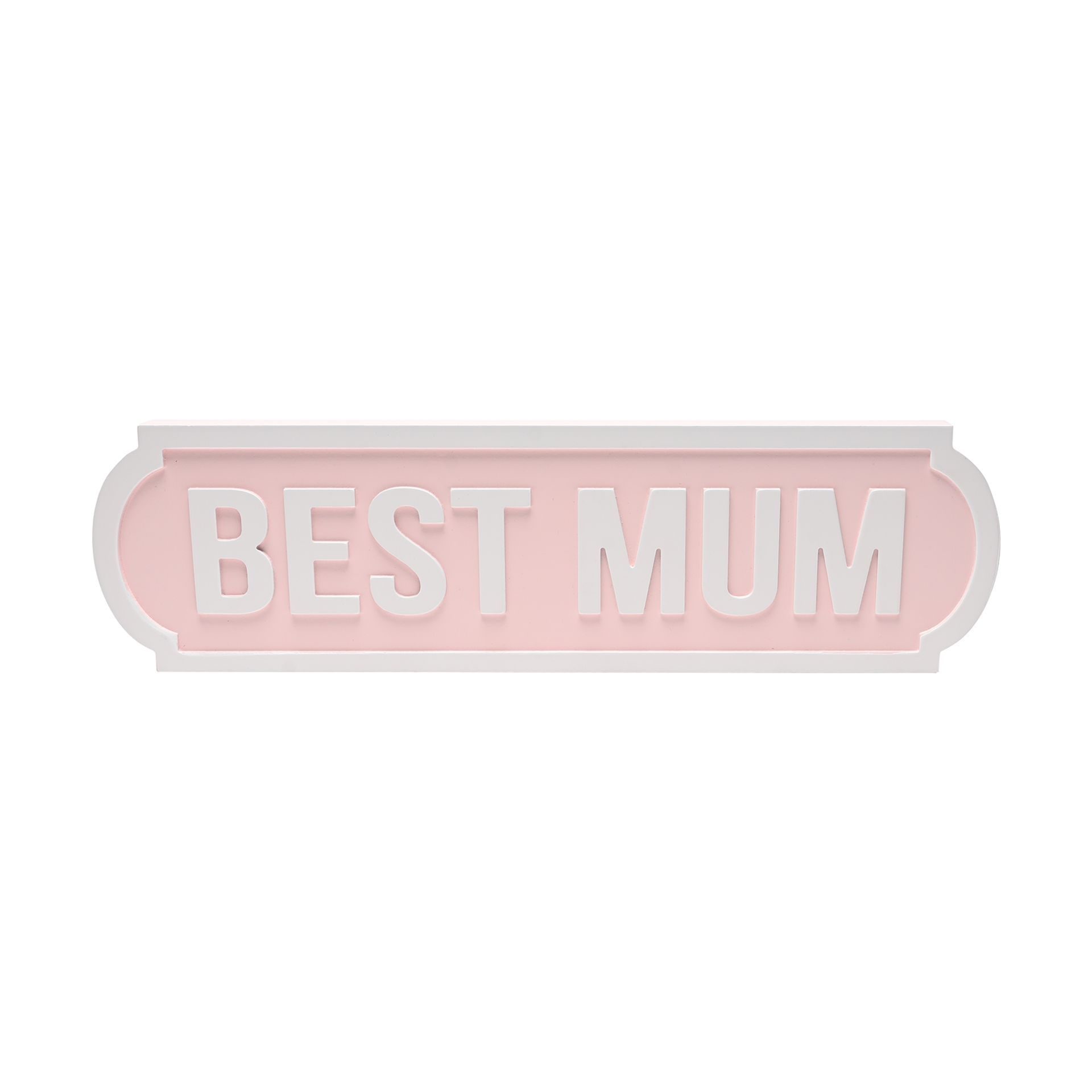 Freestanding Wooden Street Sign - Best Mum