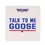 Thumbnail: Top Gun White Coaster - 'Talk to me Goose'