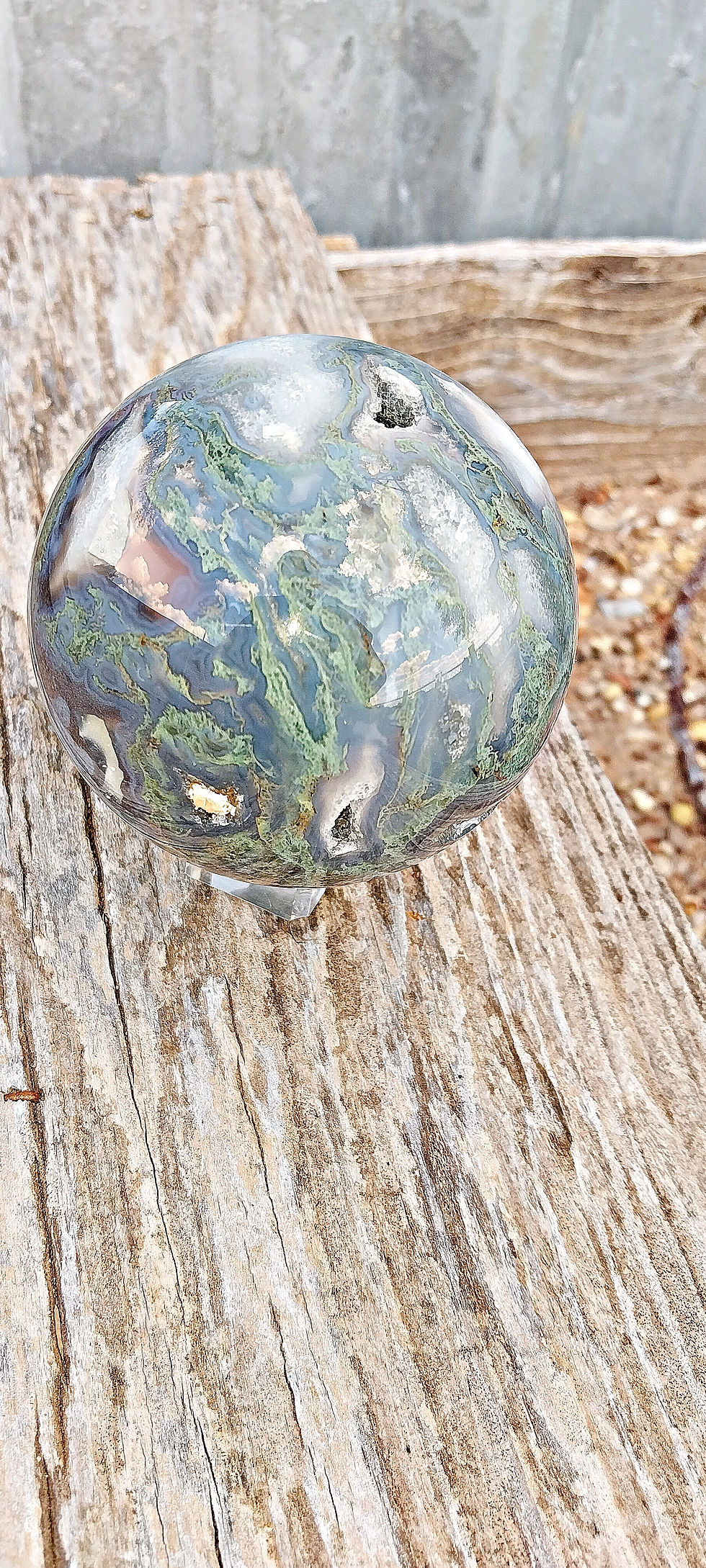 Thumbnail: Ocean Jasper Druzy Sphere