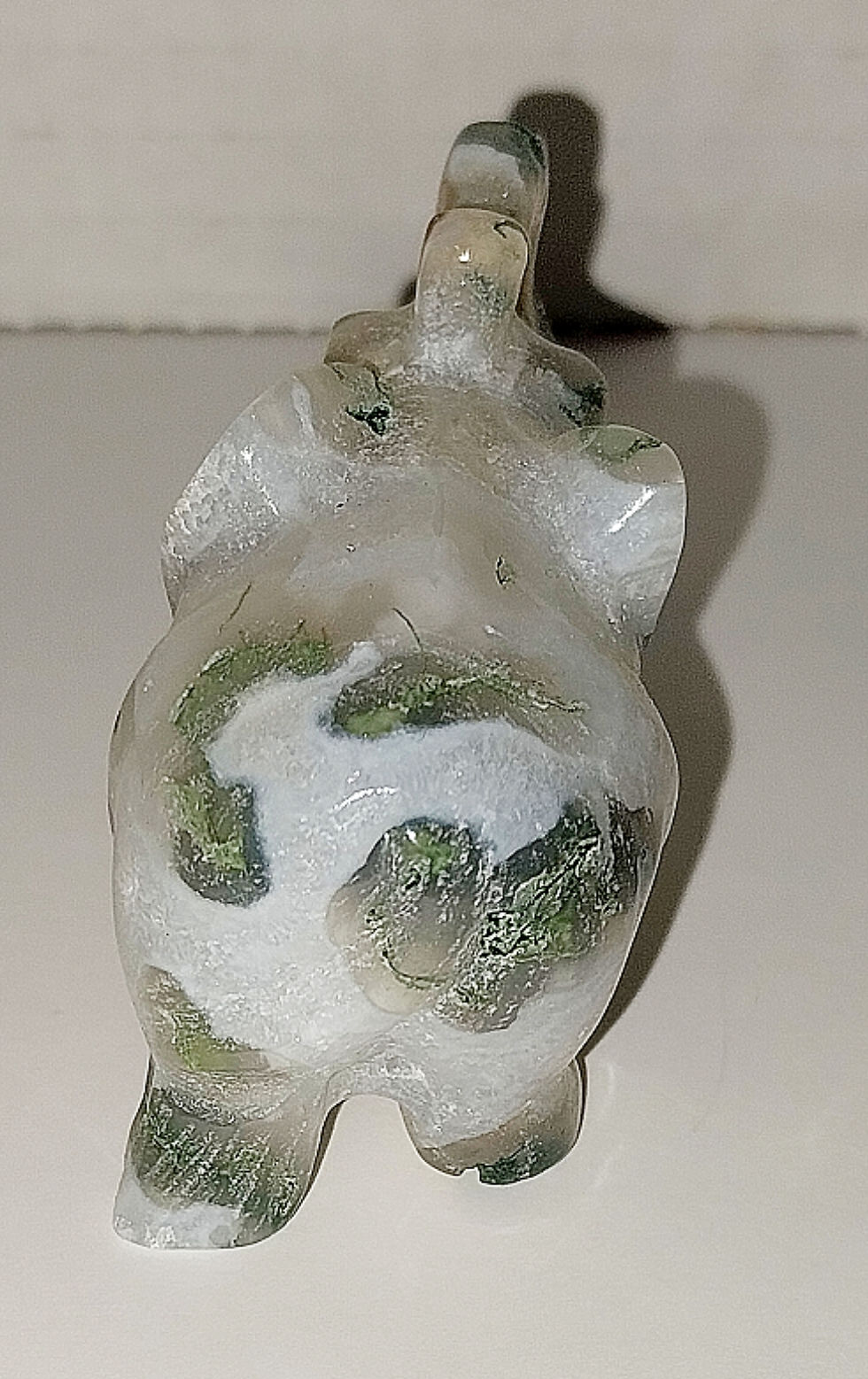 Thumbnail: Moss Agate Elephant