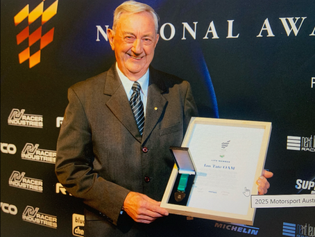 Ian Tate OAM - Motorsport Australia Life Member.