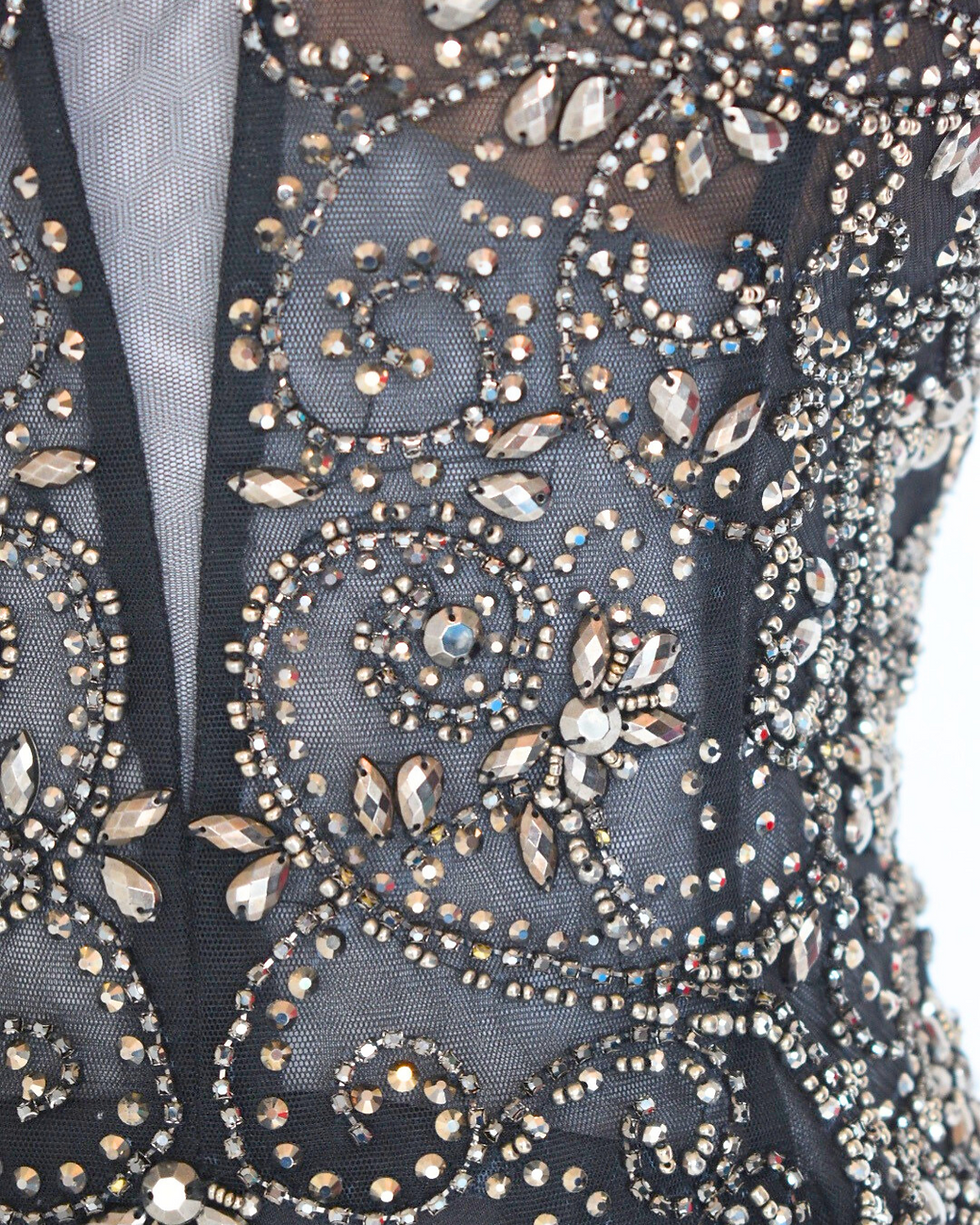 Thumbnail: Mori Lee Black Long Formal - Size 14