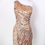Thumbnail: Ashley Lauren Gold Short Formal - Size 10