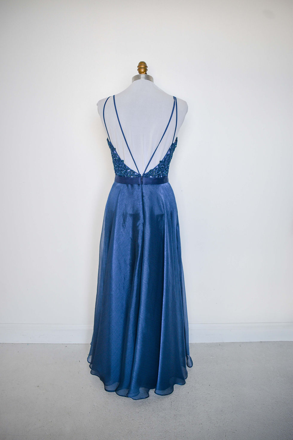 Thumbnail: Navy Dress- Size 2