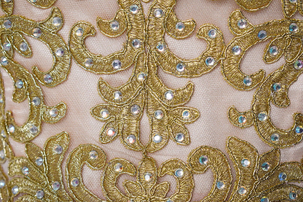 Thumbnail: Peach Gown- Size 6