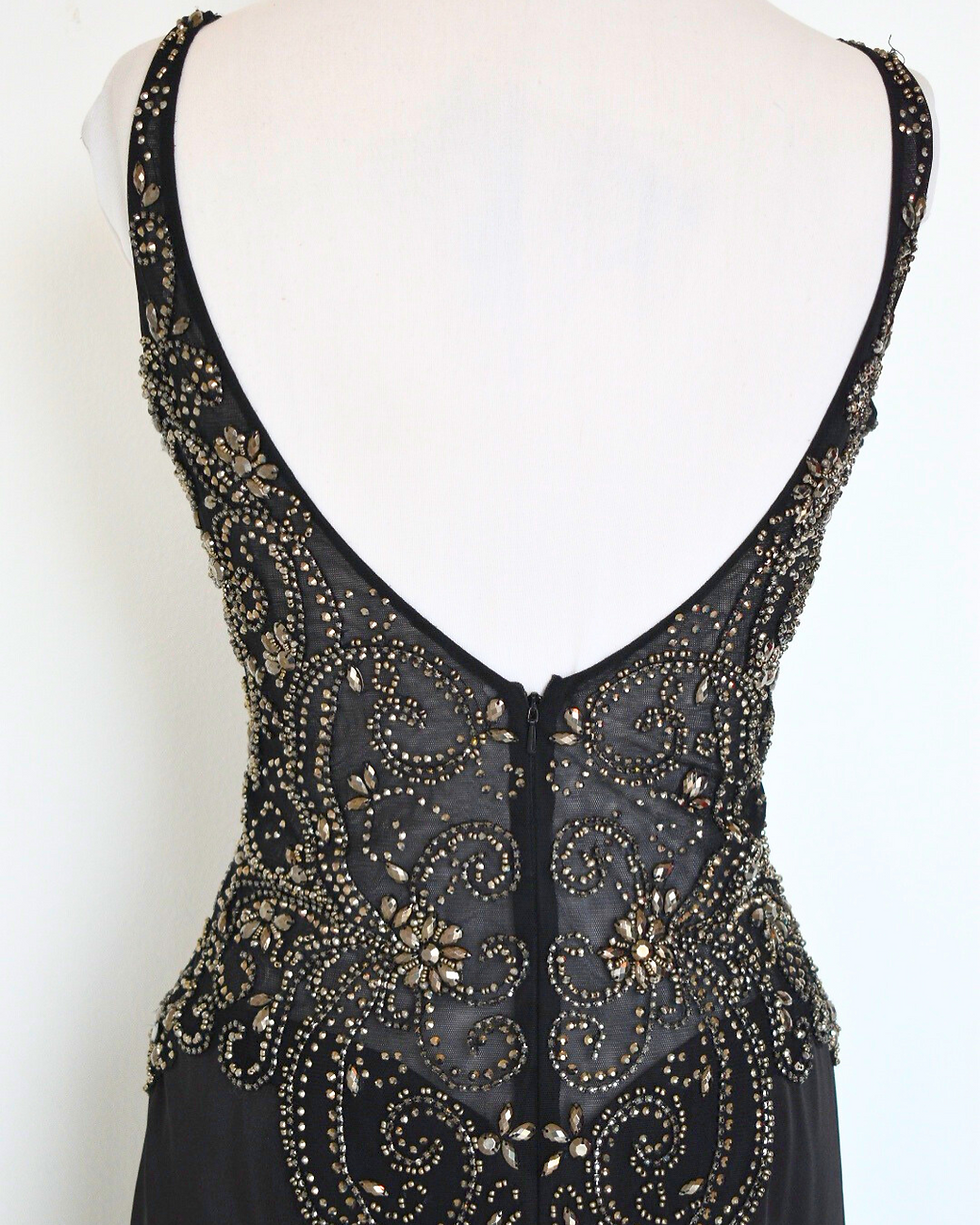 Thumbnail: Mori Lee Black Long Formal - Size 14