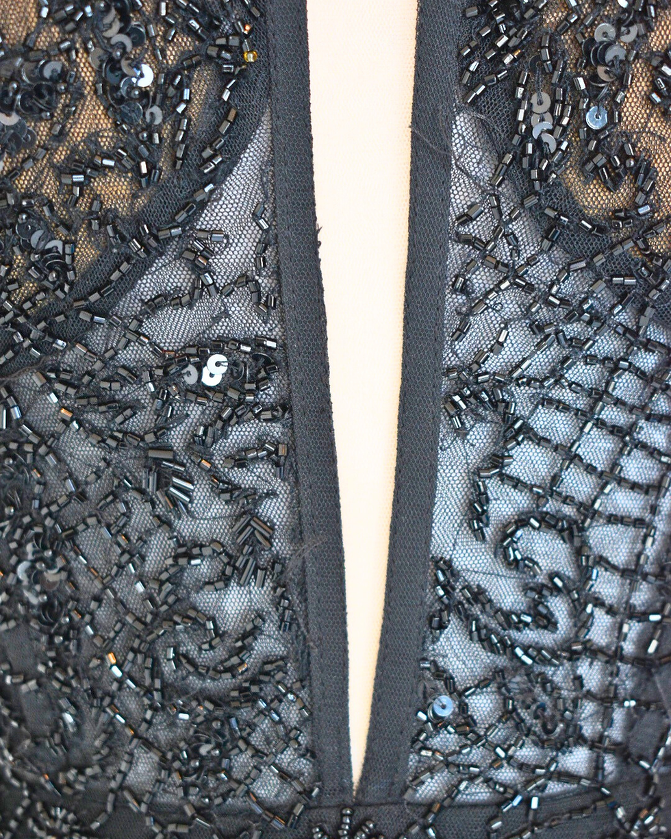 Thumbnail: Sherri Hill Black Long Dress-Size 8