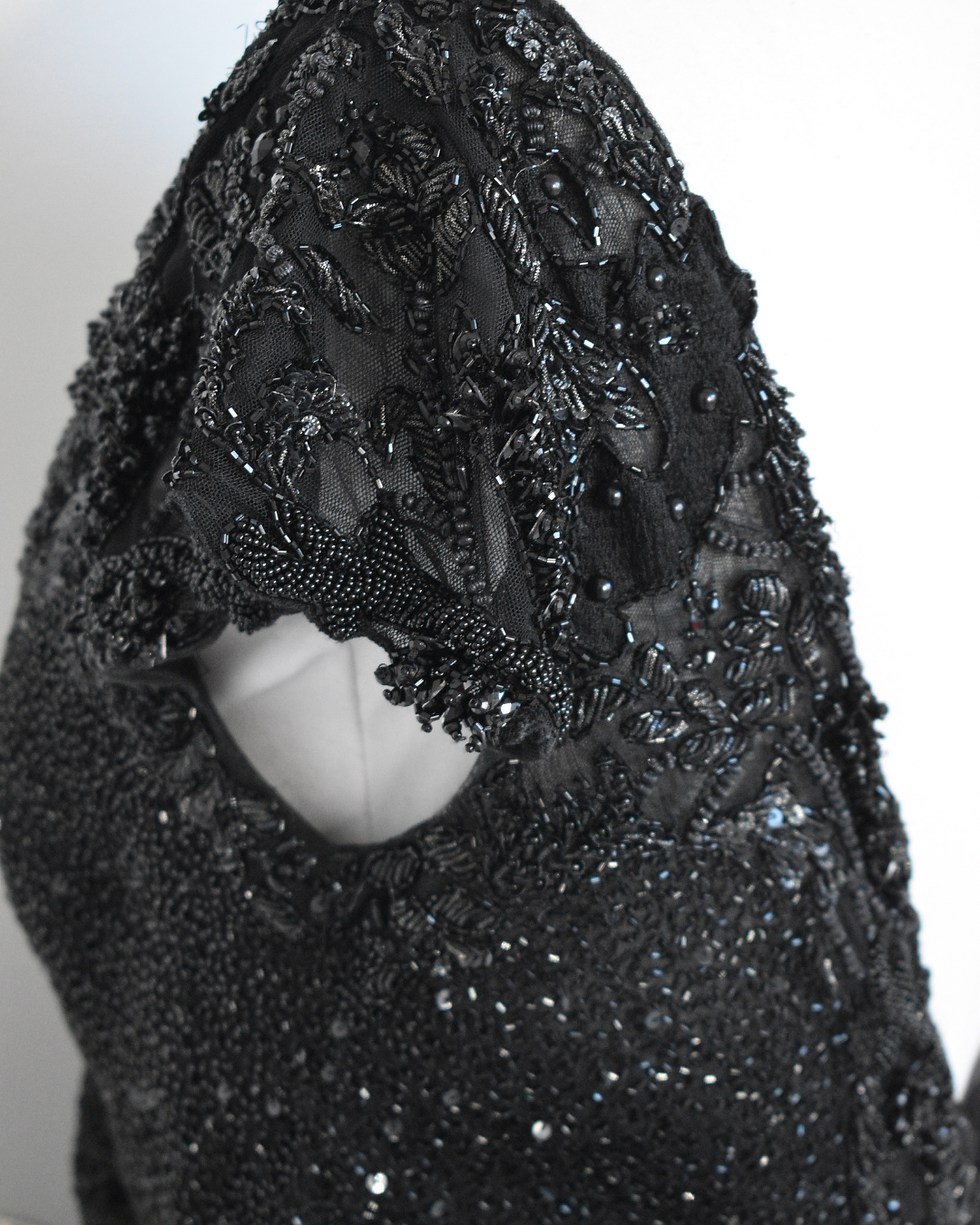 Thumbnail: Sherri Hill Black Long Formal - Size 12