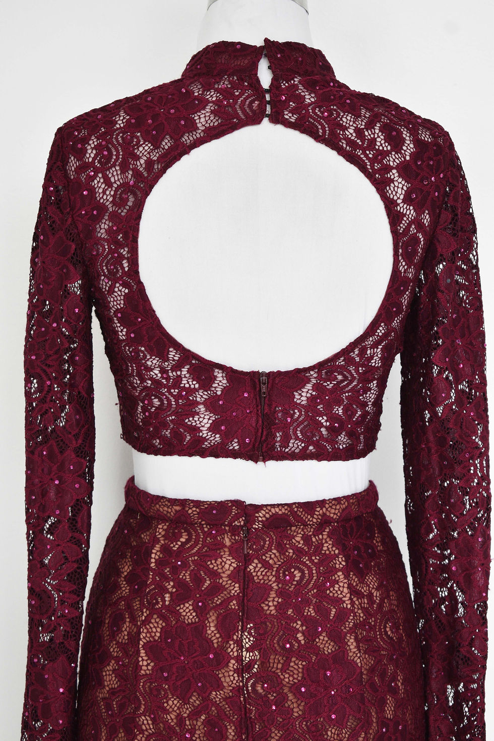 Thumbnail: LaFemme Burgandy 2 Piece- Size 10