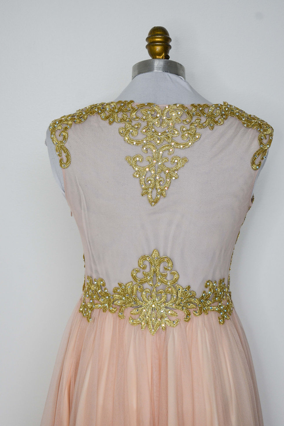 Thumbnail: Peach Gown- Size 6