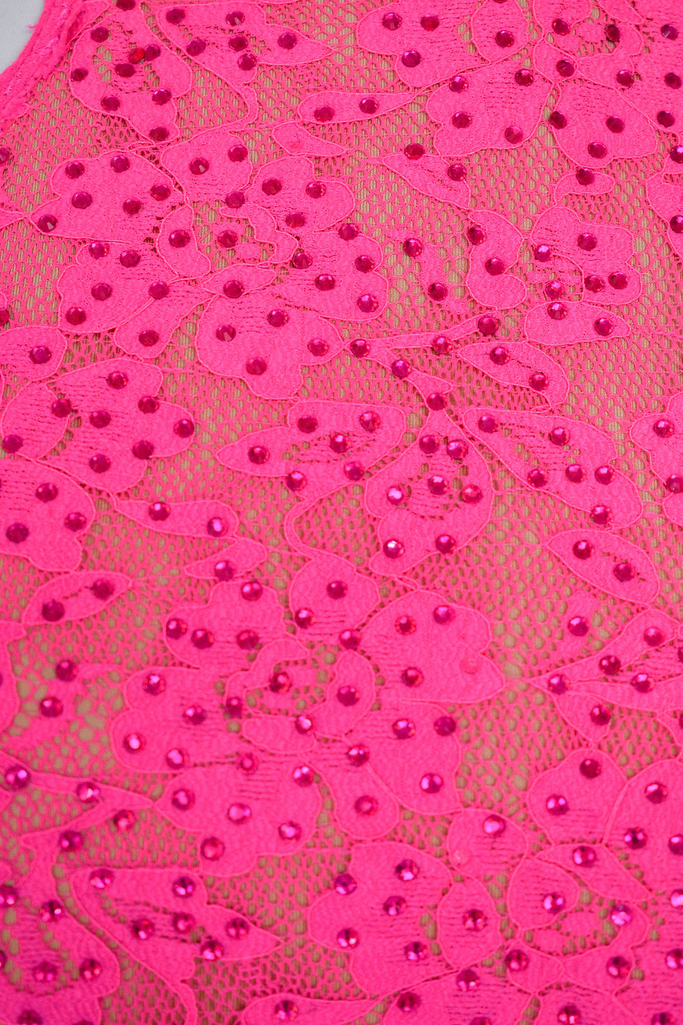 Thumbnail: Jovani Pink Lace Gown-Size 12