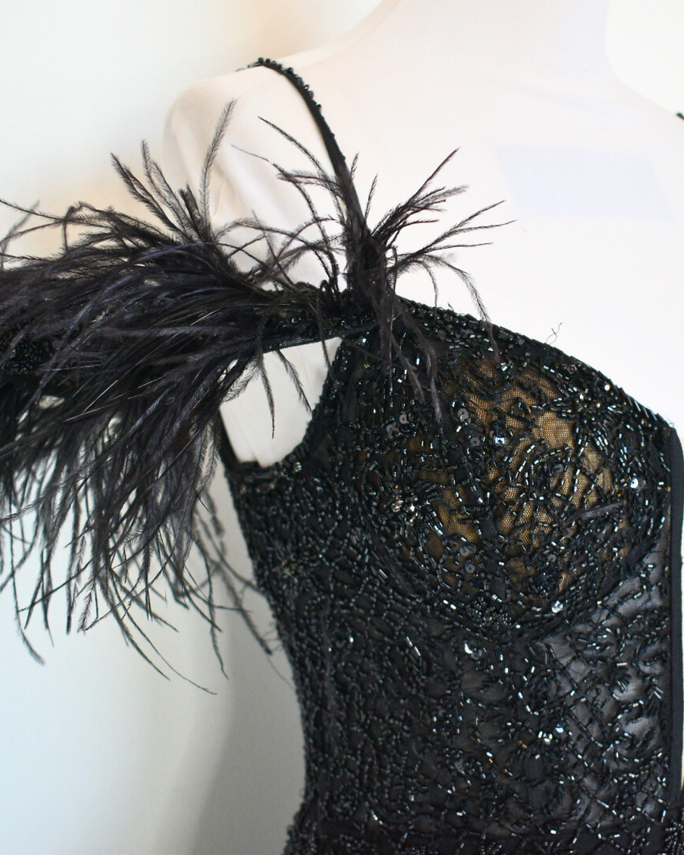 Thumbnail: Sherri Hill Black Long Dress-Size 8