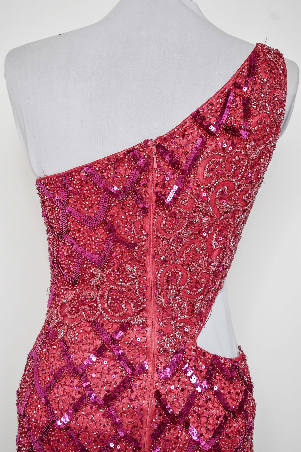 Thumbnail: Primavera Rose Beaded Gown- Size 4