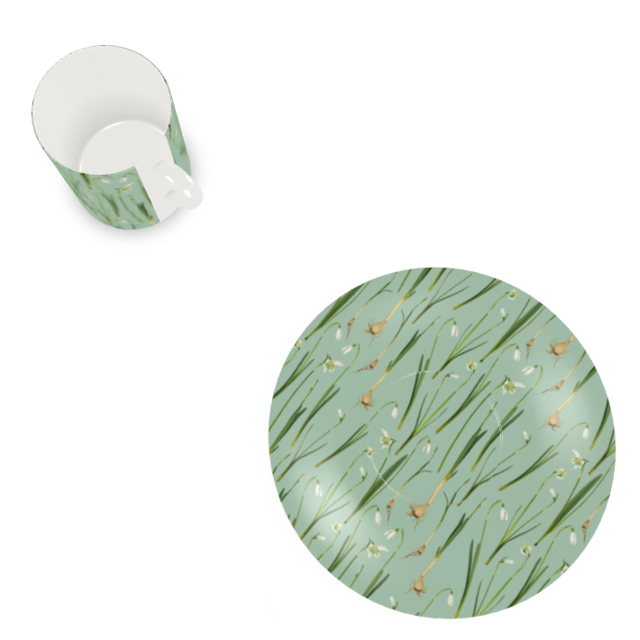 Thumbnail: SPRING BEGINS ESPRESSO CUP & SAUCER