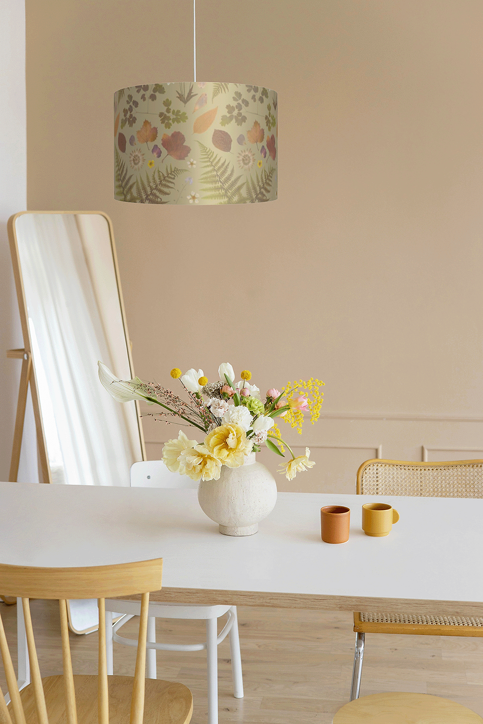 Thumbnail: Lampshade In The Garden Preserve Pattern In The Shade Caramel