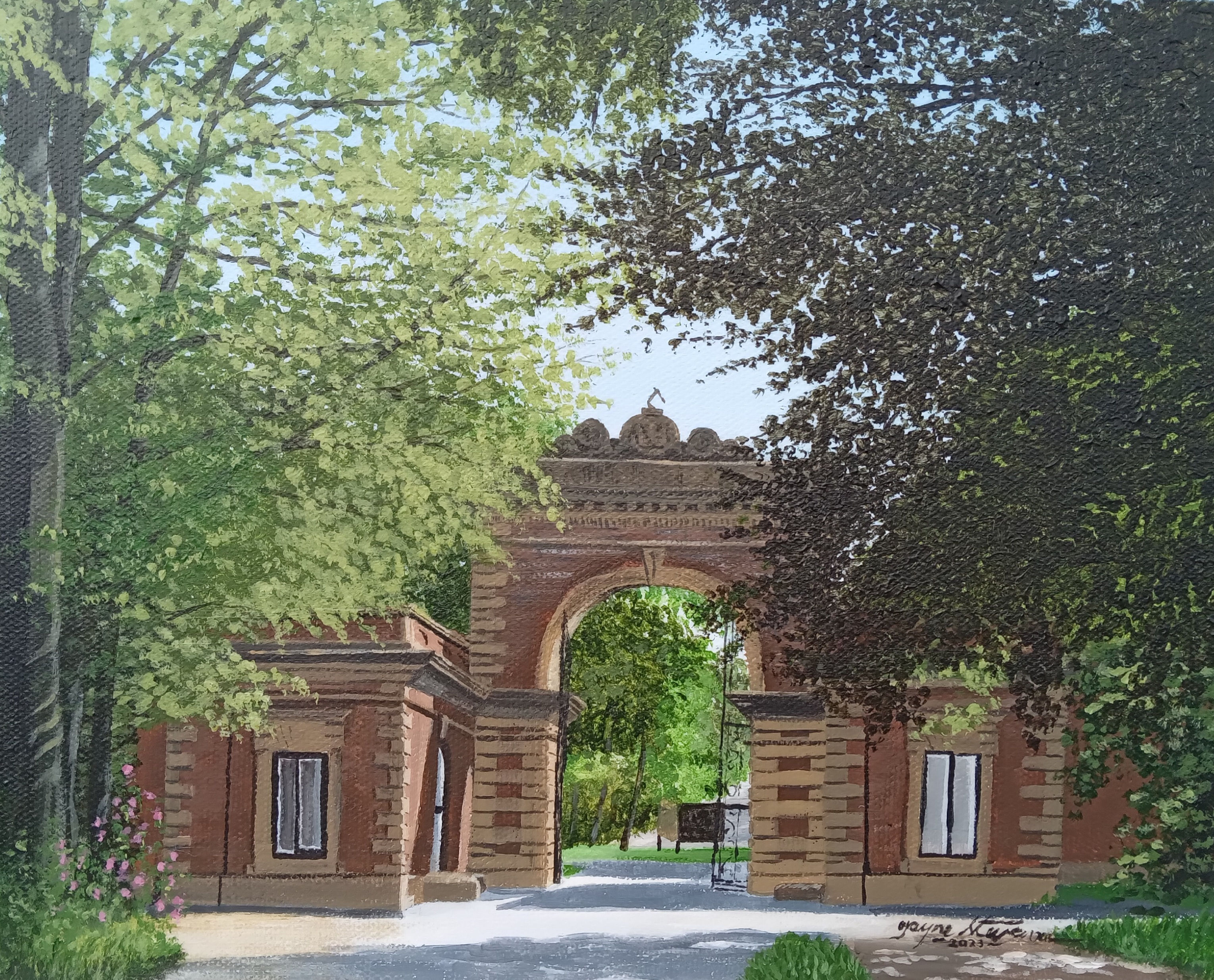 Looking Out: The Gatehouse, Lytham Hall