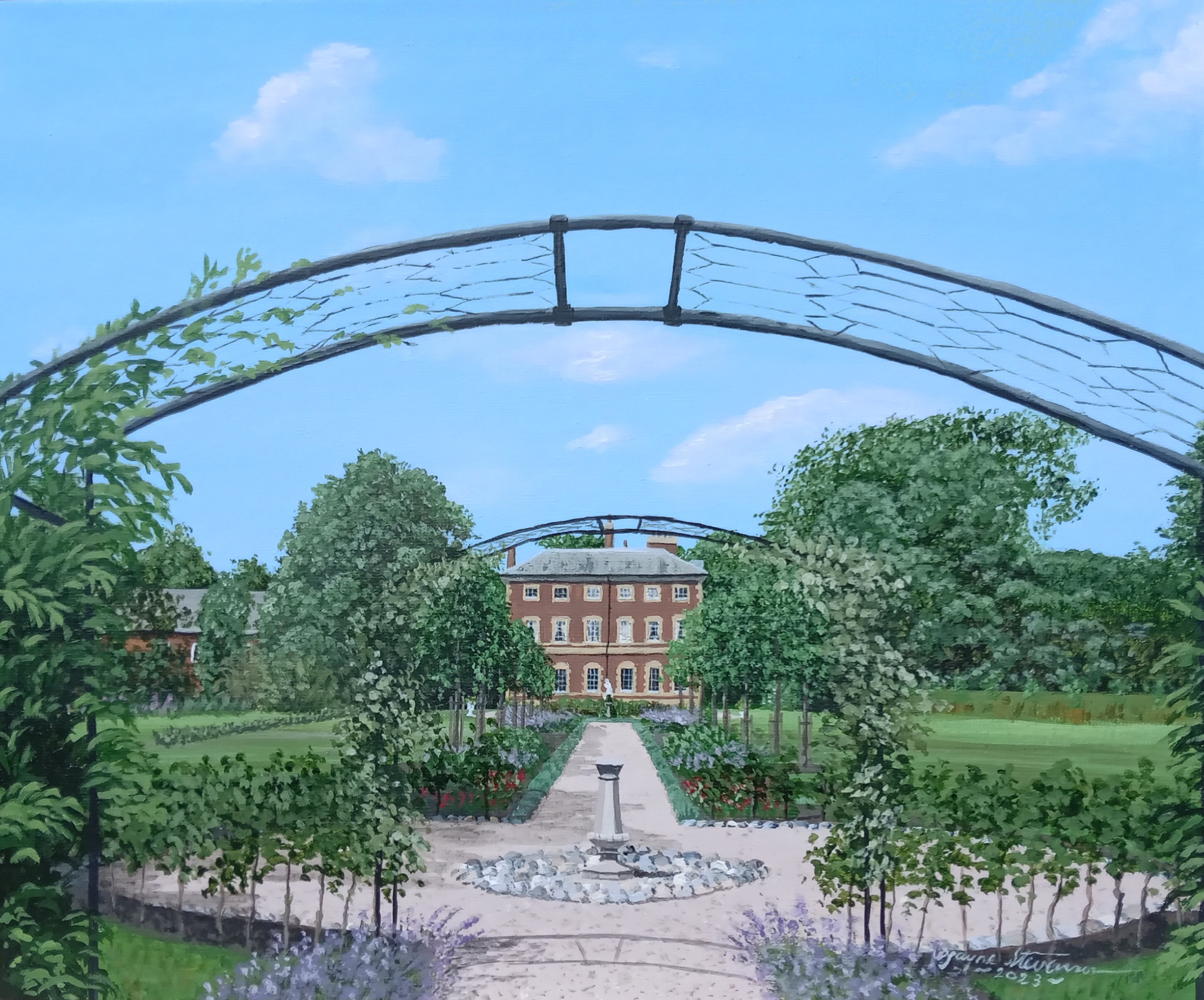 Lytham Hall from the South Garden