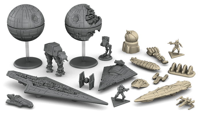 Matériel figurines Star Wars Rebellion Jeu Demain