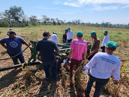 Parceria leva curso para operadores de máquinas