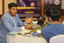 Mr. Abu Bakar Adil Registered Canadian Immigration Agent in Karachi Pakistan, during a Counseling session in 45th Immigration Seminar in Karachi by Superior Consulting. Mr. Abu Bakar Adil - Registered Canadian Immigration Agent of RCIC, Best Canadian Immigration Consultant in Karachi Pakistan Superior Consulting Abu Bakar Adil. Mr. Abu Bakar Adil Best Canadian Immigration Consultant in Karachi Pakistan - Registered Canadian Immigration Agent of RCIC, Best Canadian Immigration Consultants in Karachi Pakistan Superior Consulting Abu Bakar Adil, Canada Immigration Consultant in Karachi Pakistan