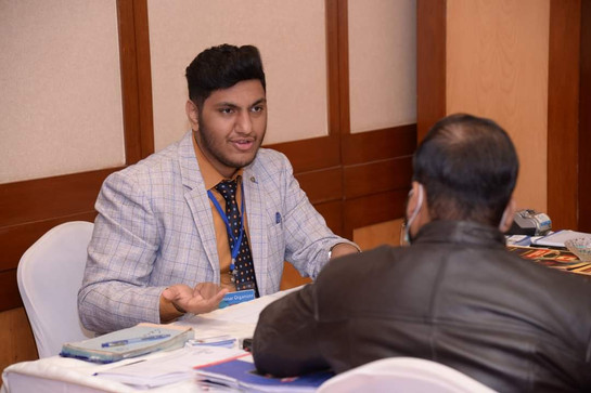 Mr. Abu Bakar Adil during a Counseling session in 45th Immigration Seminar in Karachi by Superior Consulting.