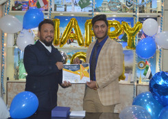 Being awared Star Performance certificate for the year 2020 by Superior Consulting CEO Mr. Adil Ismail