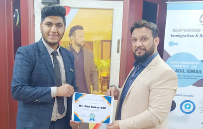 Mr. Abu Bakar with Senior Consultant Mr. Adil Ismail
